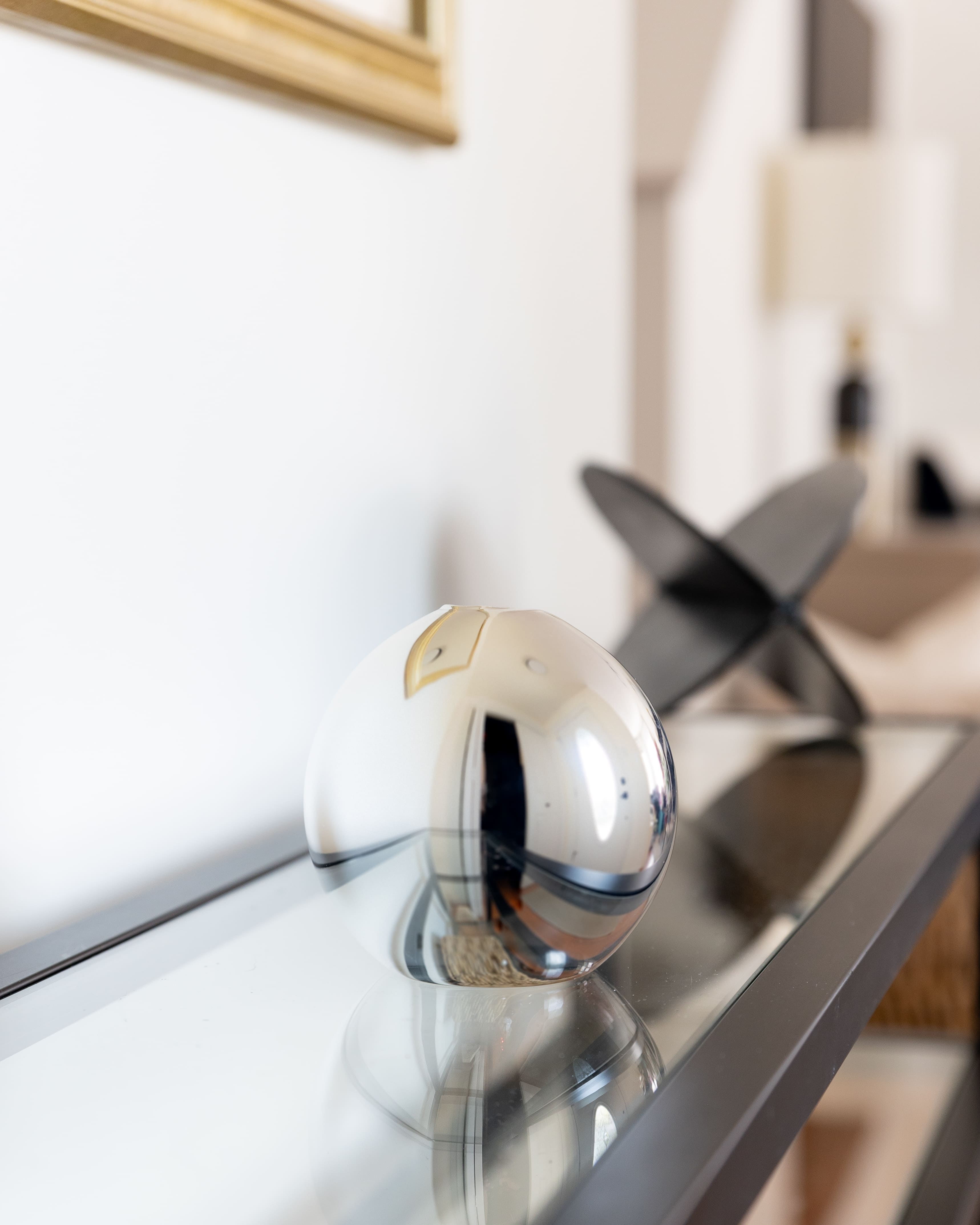 Neva Silver Metallic Vase